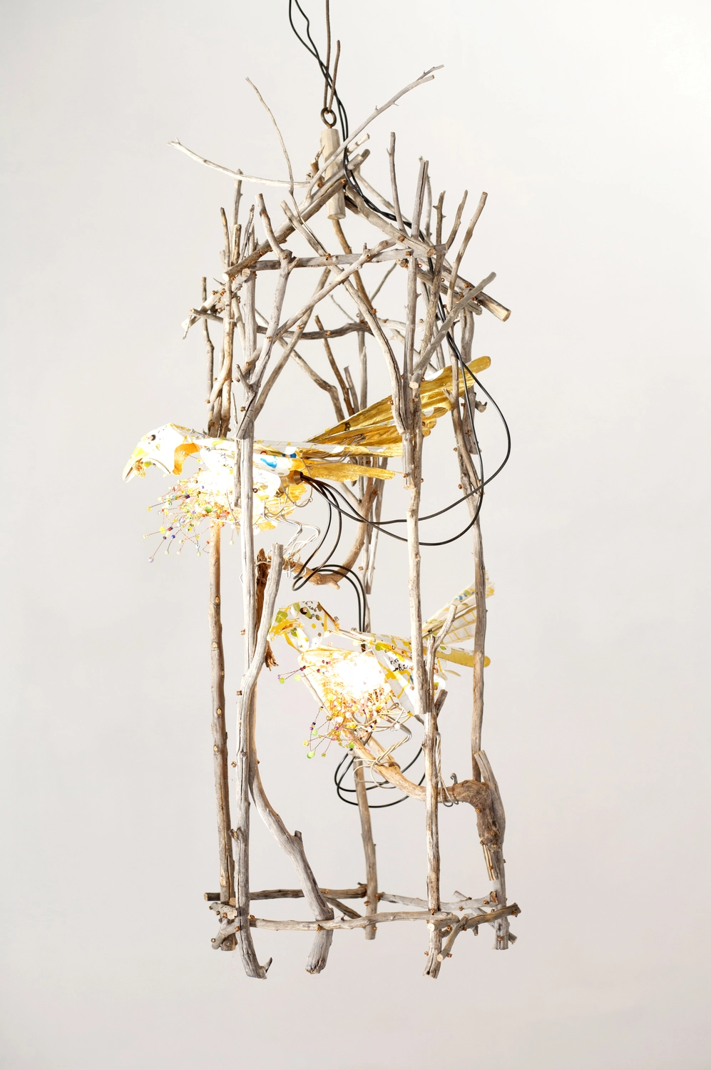 Atelier W - Kunst & Grafikdesign - Birds cage Chandeliers 
