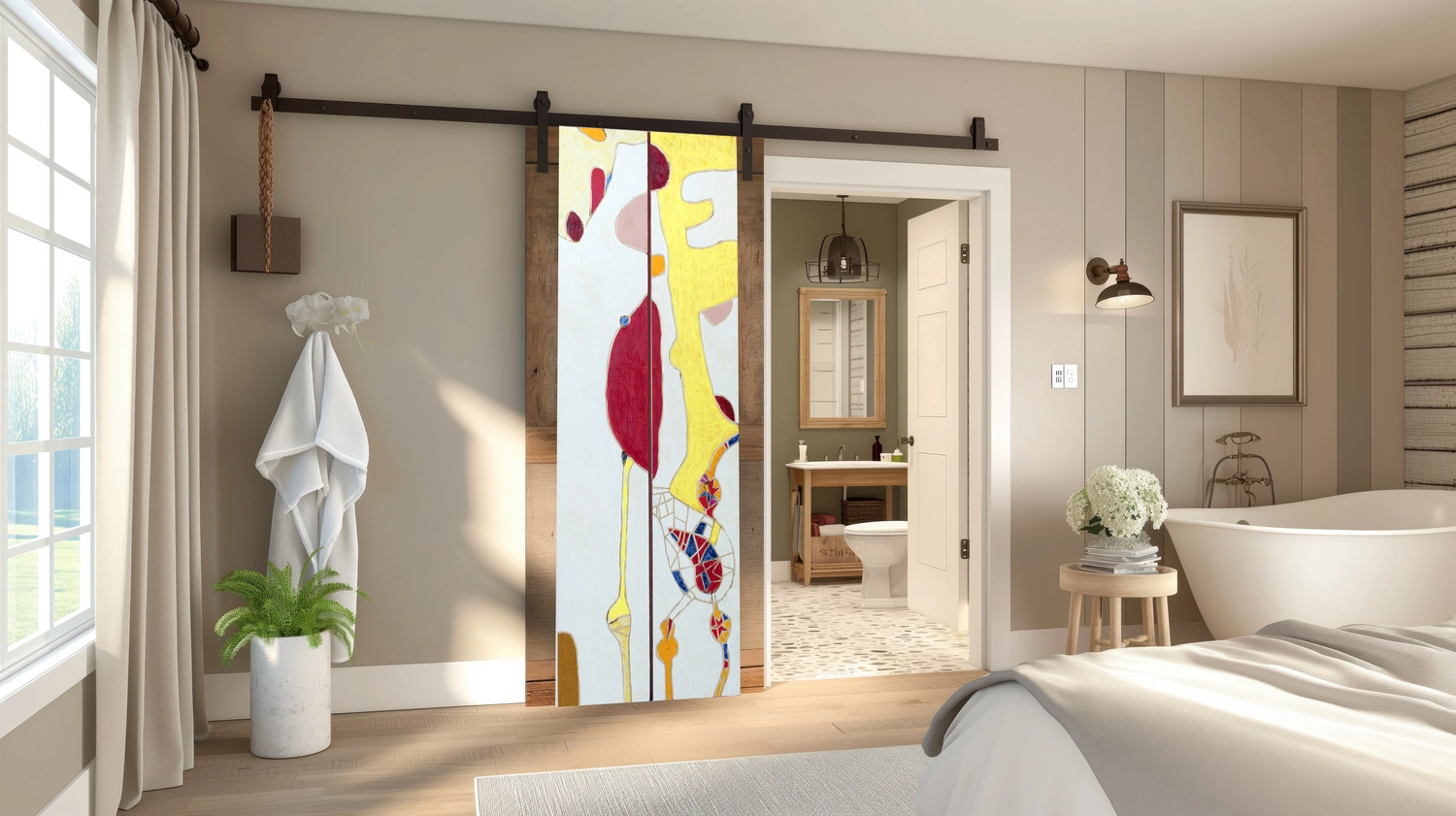 Atelier W - Kunst & Grafikdesign - Dyptichon, Holzrelief in Mischtechnik auf Holzwerkstoffplatte