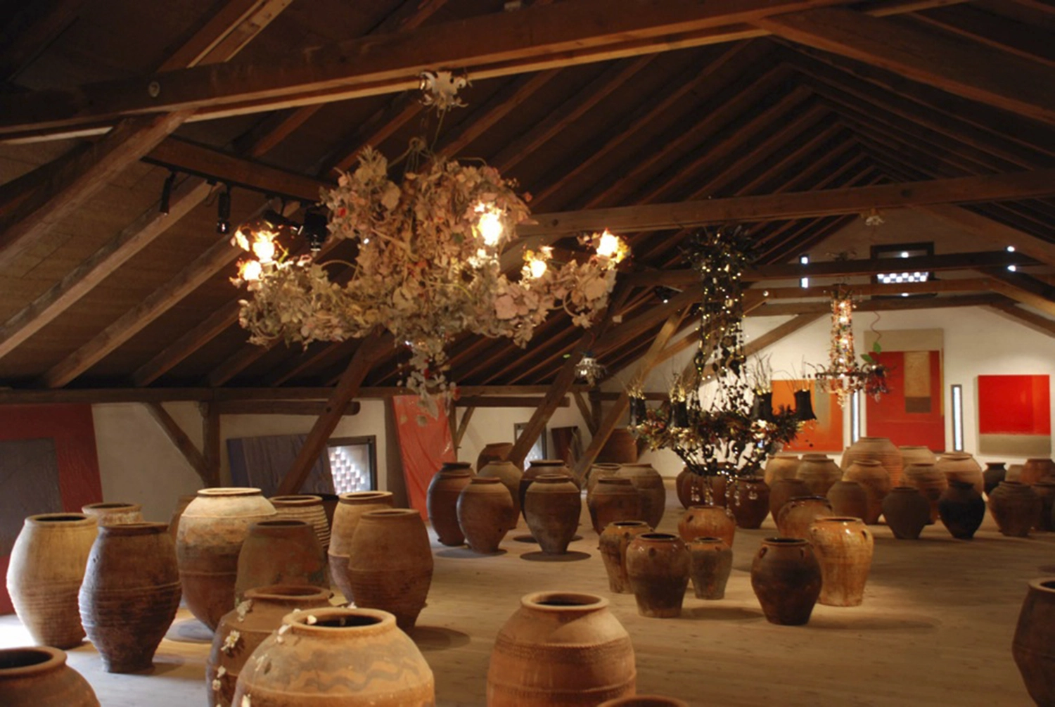 Historic Spanish clay pots (Tinajas)