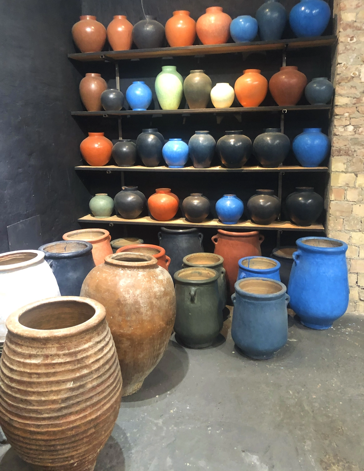 Historic Spanish clay pots (Tinajas)